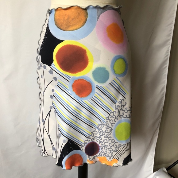 Haystacks NWT Sz S modern art Skirt NWT - Picture 5 of 9